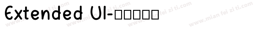 Extended Ul字体转换